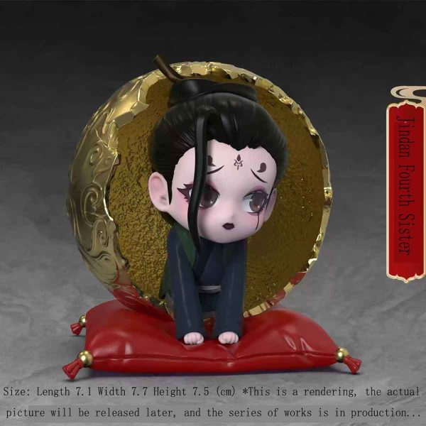 Limited Edition Custom Chibi Figurine - Golden Core Fourth Sister Pre-Order