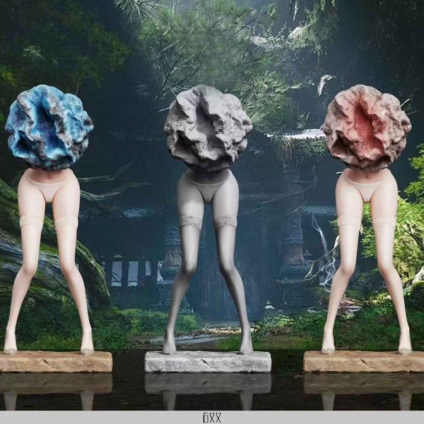 Limited Edition Pre-order: "Emergence of Stone" by Shi Shuangshuang – 25cm Tall Collectible Sculpture in Three Versions