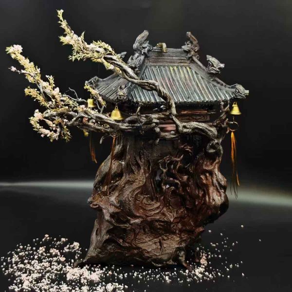 Black Myth Wukong Heifeng Mountain Temple Diorama – Desktop Shrine Collectible